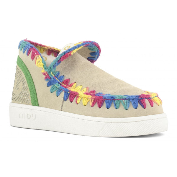 Stivaletto Donna Summer Eskimo multicolor Bianco rosa mou- Francavilla Moda